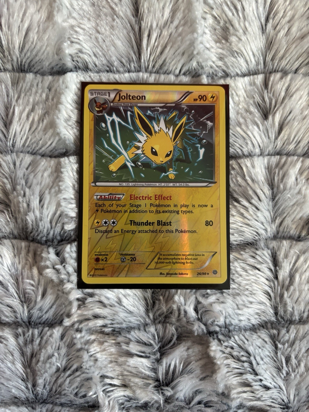 Jolteon 26/98 LP XY Ancient Origins Reverse Holo Pokemon TCG