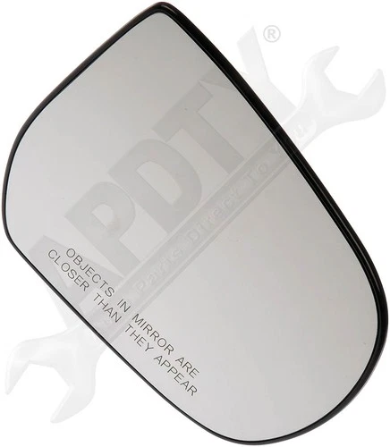 APDTY 67243 Non-Heated Plastic Backed Mirror Right