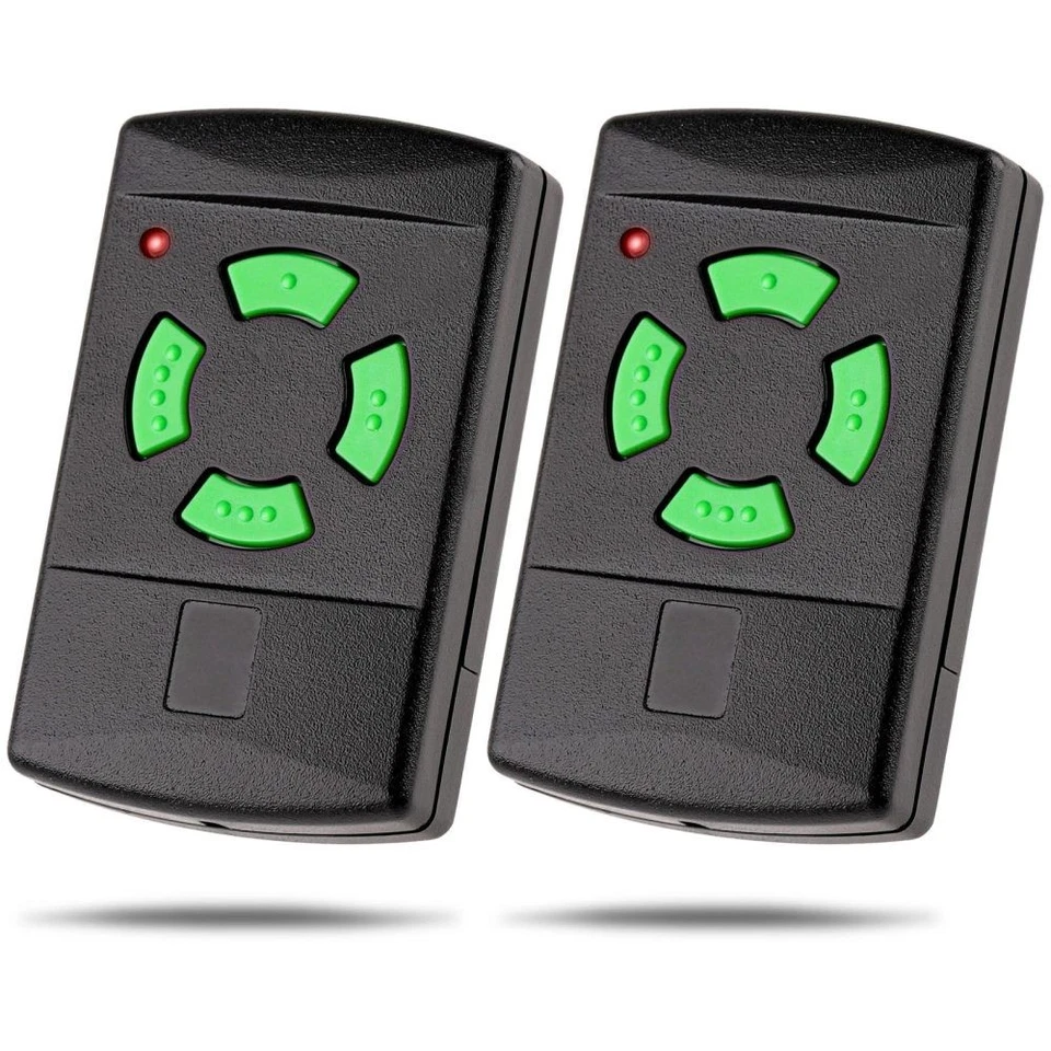 2X Garagentor Sender 26.995 MHz mit Grünen Tasten Funksteuerung für Torantrieb - Bild 2 von 4