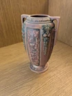 Roseville Antique Pottery Rosecraft Vintage 9” Tall Vase Early 1900's