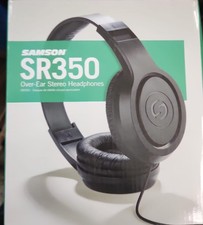 Open box Samson SR350 Over-Ear Headphones   Wired Closed-Back Black