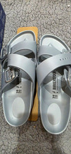 Birkenstock Arizona EVA Silver Slide Sandals Narrow EU 39 US 6 MPN 1003491