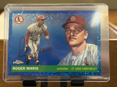 #ad Roger Maris Blue Diamond Refractor 199 🔥2026 Topps Chrome Platinum Set Rare $24.99