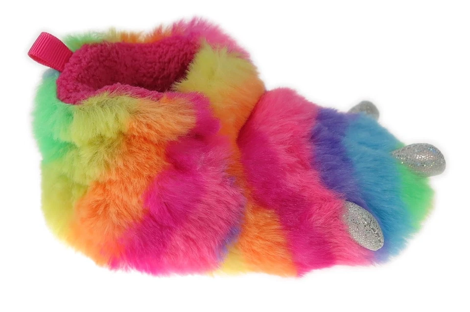 Zapatillas arco iris infantil con pie de garra para niña Wonder Nation | Talla Foto 2 de 4