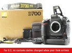 Nikon D700 * Batteriegriff MB-D10 * 12,1 MP Vollformat DSLR Kamera aus JAPAN