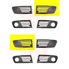 2X VAN WEZEL BLENDE GITTER EINSATZ STOßSTANGE VORNE PASSEND FÜR SEAT CORDOBA