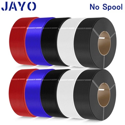 JAYO 1KG/5KG/10KG PLA PLA+ PETG Filamento de recarga para impresora 3D 1,75mm Sin bobina