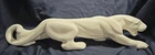 🐆Haeger Stalking Panther #315 Sculpture Off White Stone  Finish Pottery 23 1/4"