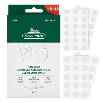 [VT] Pro Cica Centella Asiatica Tiger Clear Spot Patch - 1pack (66pcs)
