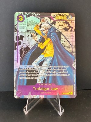 One Piece Trafalgar Law OP05-069 SR Manga Background Alt Art Custom/Fan-Art