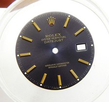 Genuine Rolex Datejust 36mm 16013 16233 16203 Blue Violet & Gold Tropical Dial