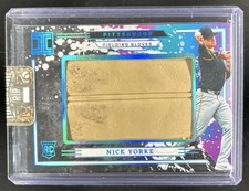 2025 Panini Impeccable Nick Yorke Jumbo Patches RC Fielding Gloves Rookie #/6