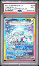 Pokemon SV07 Stellar Crown Terapagos ex 170/142 EN SIR Full Art PSA 9