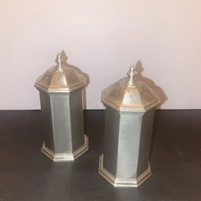 Vintage Gorham Pewter PH 57 Salt and Pepper Shakers