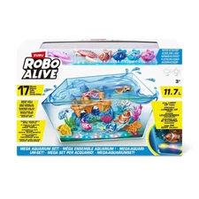 Robo Alive By ZURU Mega Aquarium Set Water Robotic Technology 17 Piece EXCLUSIVE