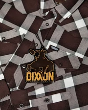 DIXXON Flannel Sz XL "The Rough Rider" Western Cowboy Cut Lasso Series Brand New