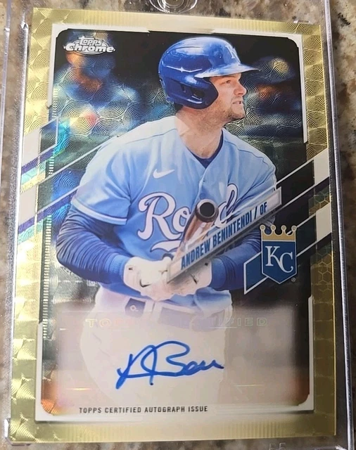 2021 Topps Chrome SUPERFRACTOR Andrew Benintendi Kansas City Royals