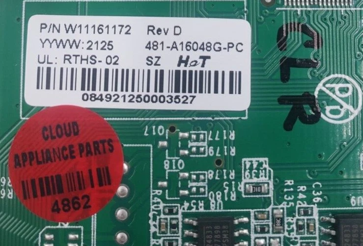 OEM Whirlpool Refrigerator Control W11161172 *Same Day Ship & 60 Days Warranty* - Image 4 of 4