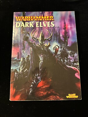 Games Workshop Warhammer Dark Elves Rulebook Supplement Codex Old World Lot
