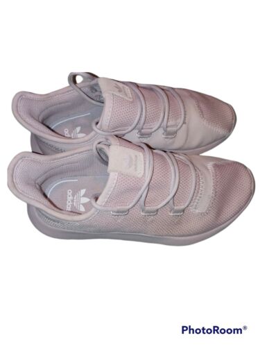 1,5 Y adidas Originals Tubular Shadow Girls en tricot vapeur chaussure, lavande - Photo 1/7