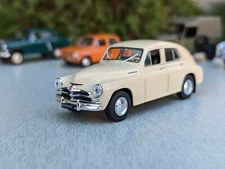 Diecast Soviet car GAZ M20B Pobeda ГАЗ М20В Победа DeAGOSTINI 1/43 Scale