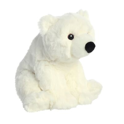Aurora, 35030, Eco Nation Eisbär, 24 cm, Plüschtier, weiß