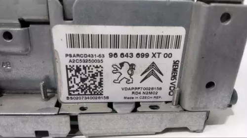 96643699XT Sistema Audio/Radio Cd para PEUGEOT 207 Premium 2007 3752719 - Imagen 2 de 10