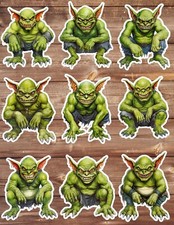 Green Goblin Die Cut Vinyl Stickers Set Scrapbooking Laptop Waterbottle