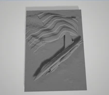 3d Model Stl File for CNC Router Laser Flag and Plane 3D Model