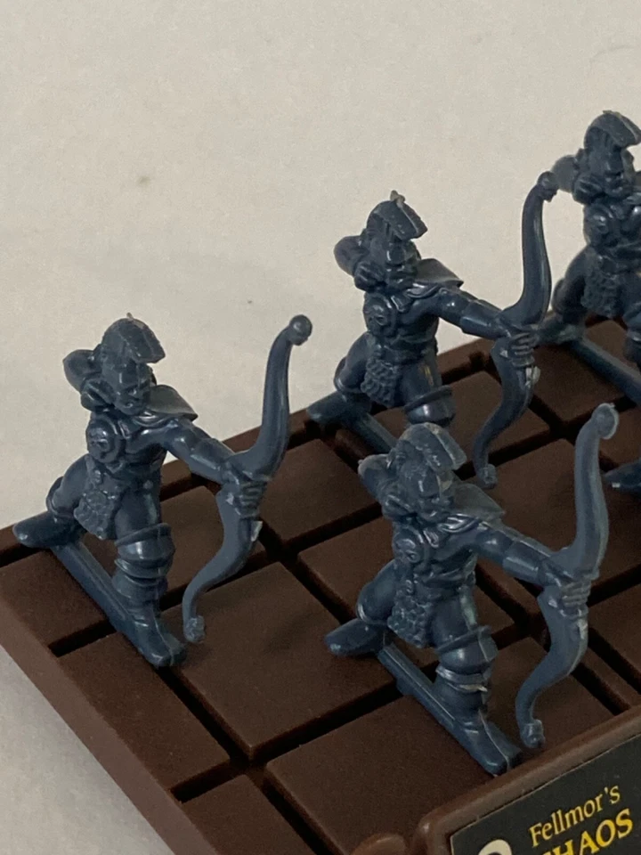 Battle Masters Fellmor's Chaos Archers board game pieces, MB 1992 - Image 2 of 4