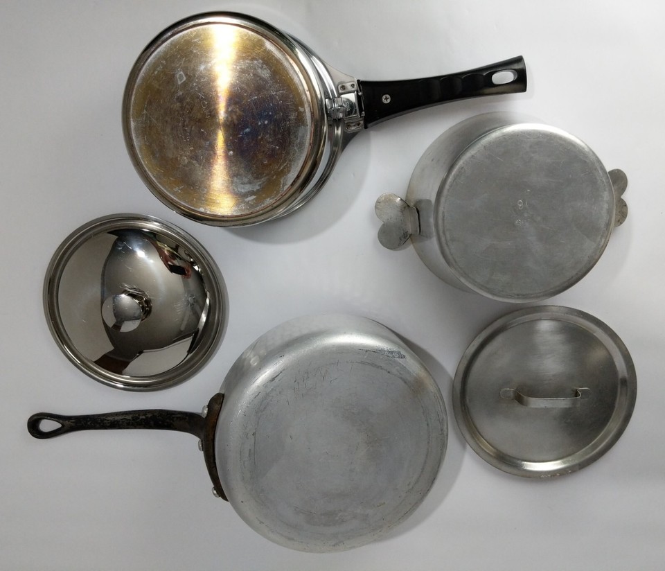 Mauviel 2 Qt Saucepan, Triplinox 1.5 Qt + Lid & Handle, 16 French