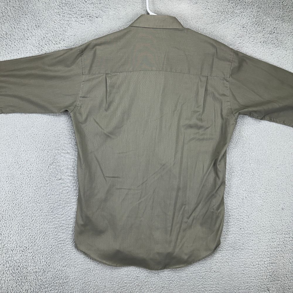 Camicia elegante Wes Saint Laurent adulto grande 16 5 36 37 grigia tasca con bottoni uomo