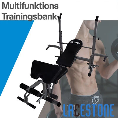 Multifunktions Trainingsbank Fitnessbank Schrägbank ohne Gewichte LACESTONE