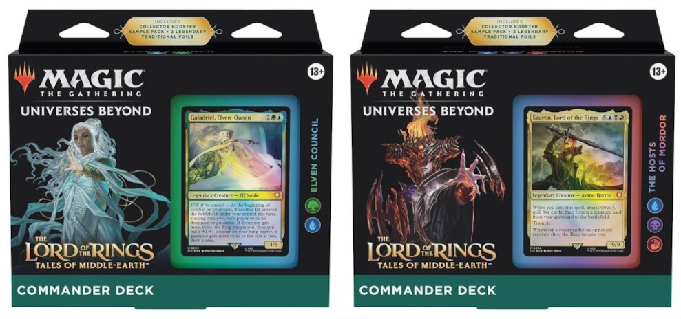 mtg elven council commander deck Magic The Gathering : Tales of Middle-Earth Decks and fear no Darkness MtG Lord of the Rings: