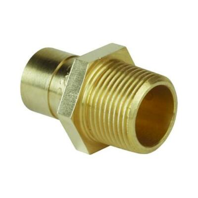 KUPFER PUSH FIT MÄNNLICHER EINFACHER SCHWANZADAPTER