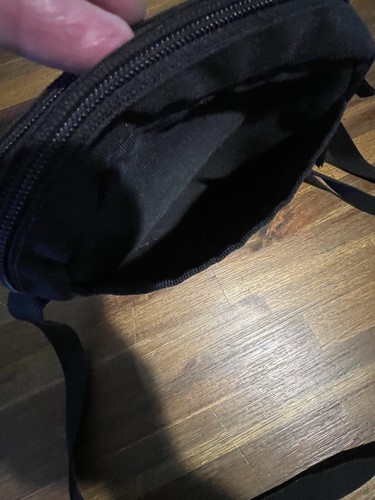Eddie Bauer Cross Body Bag Travel Small Purse Unisex Black Utility Multi Pockets - Picture 3 of 24