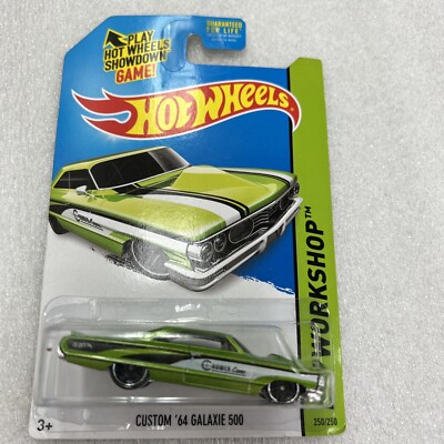 2014Hot Wheels Custom '64 Galaxie 500 #250/250 Green New On Card