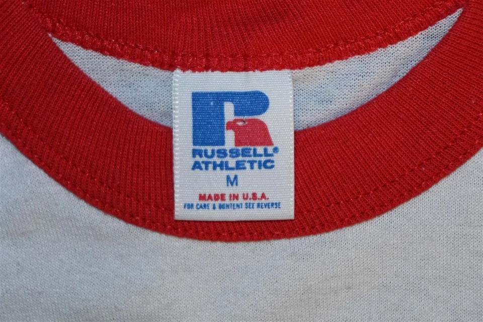 Camiseta vintage años 90 EAST SIDE ALL STARS 1992 ROJA BÉISBOL MANGA RAGLÁN PEQUEÑA S Foto 3 de 4
