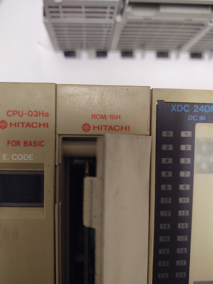 HITACHI PLC H-300 SERIES CPU-03Ha YAGV12MH AVRC-04H ROM-16H HITACHI PLC H-300 SERIES CPU-03Ha YAGV12MH AVRC-04H ROM-16H