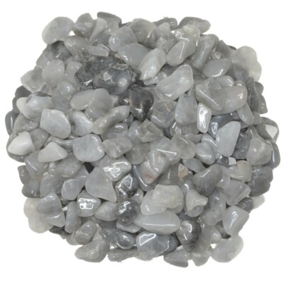 1 lb Cats Eye Tumbled Stones - Grade 1 - XXSmall - 0.25'' to 0.5'' Avg.