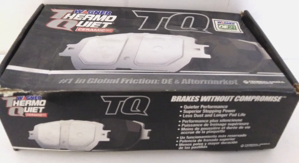 Pastillas de freno Wagner TQ QC1192 herrajes delanteros ranurados de cerámica para Mazda6 2006 2013 Foto 2 de 4