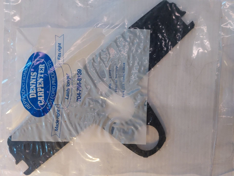 Almohadillas de manija de tapa Mercury Deck 1942-48, 29A-13572 Foto 2 de 4