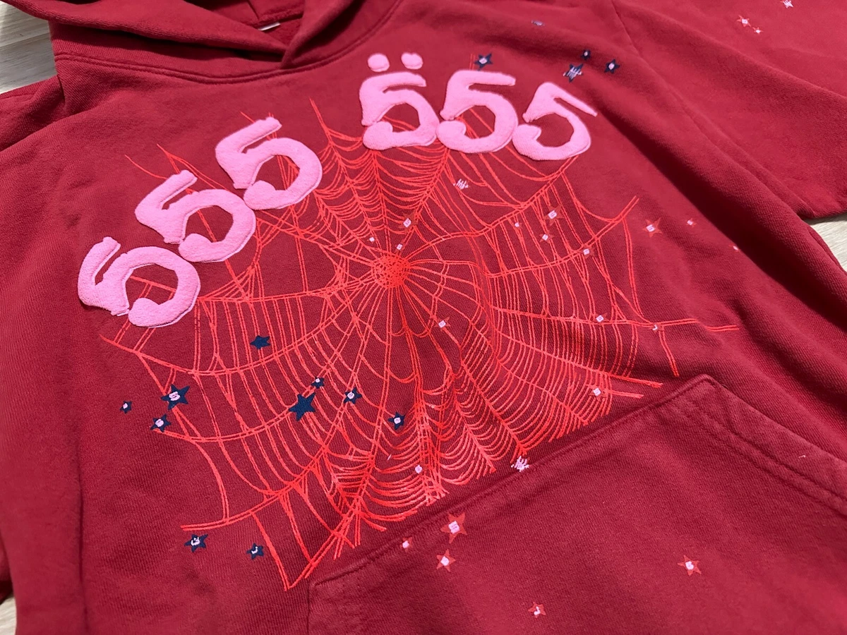 NEW Spider Worldwide × Young Thug Sp5der Red Pink Hoodie 100% AUTHENTIC |  eBay
