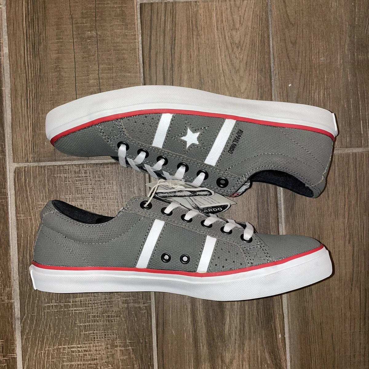 Converse Cons Anthony Pappalardo Skate Shoe Size 9 Rare Grey New Charcoal