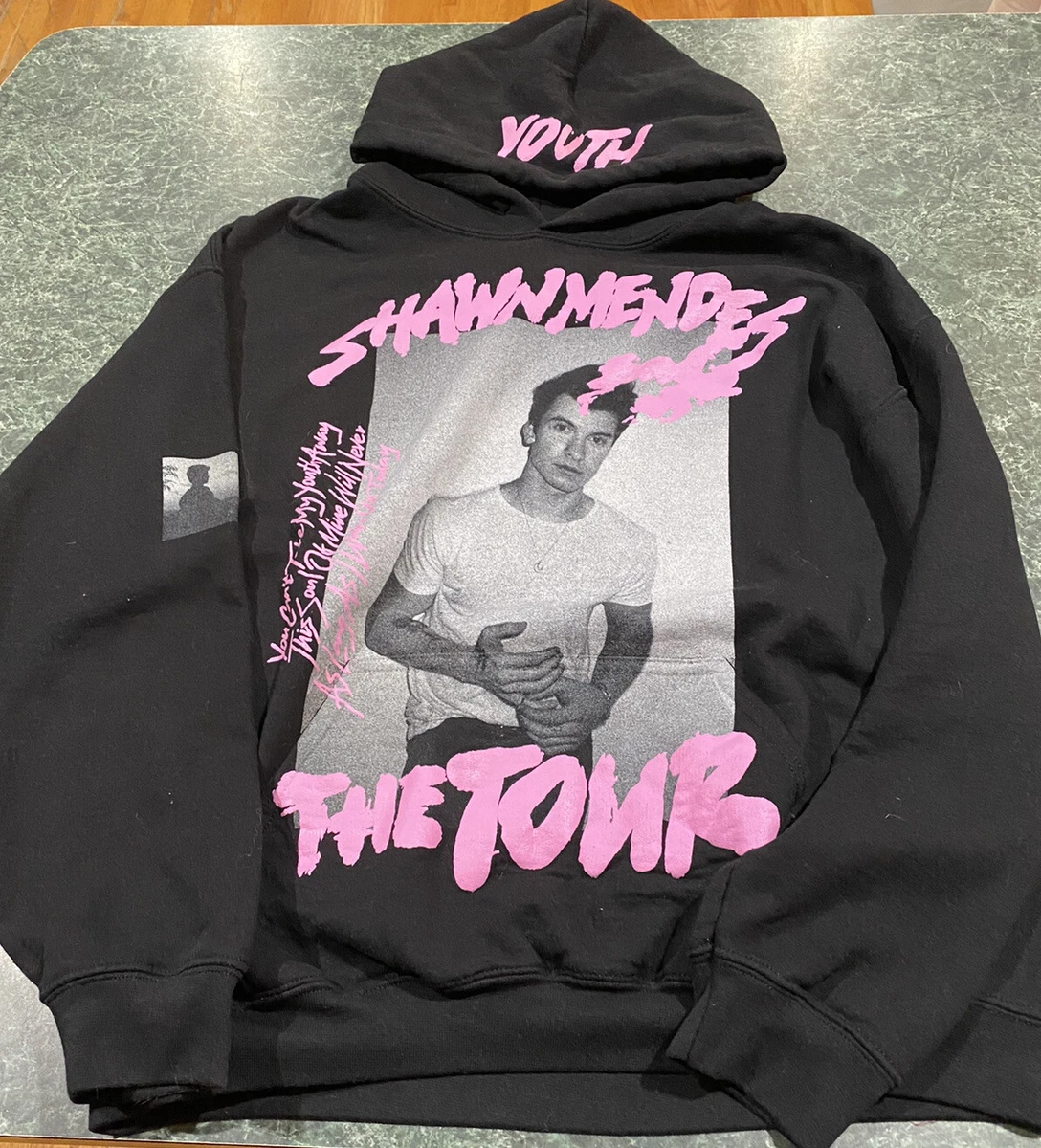 Shawn mendes in a 2024 hoodie