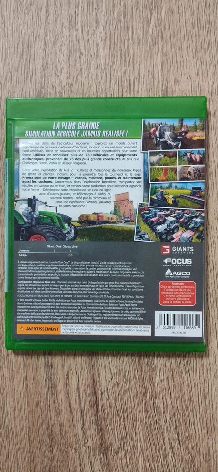 Farming Simulator 2017, Xbox One, PAL FR, photo 2 sur 3