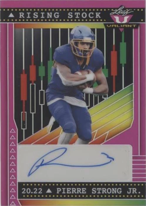2022 Leaf Valiant Pierre Strong Jr. #RS-PSJ