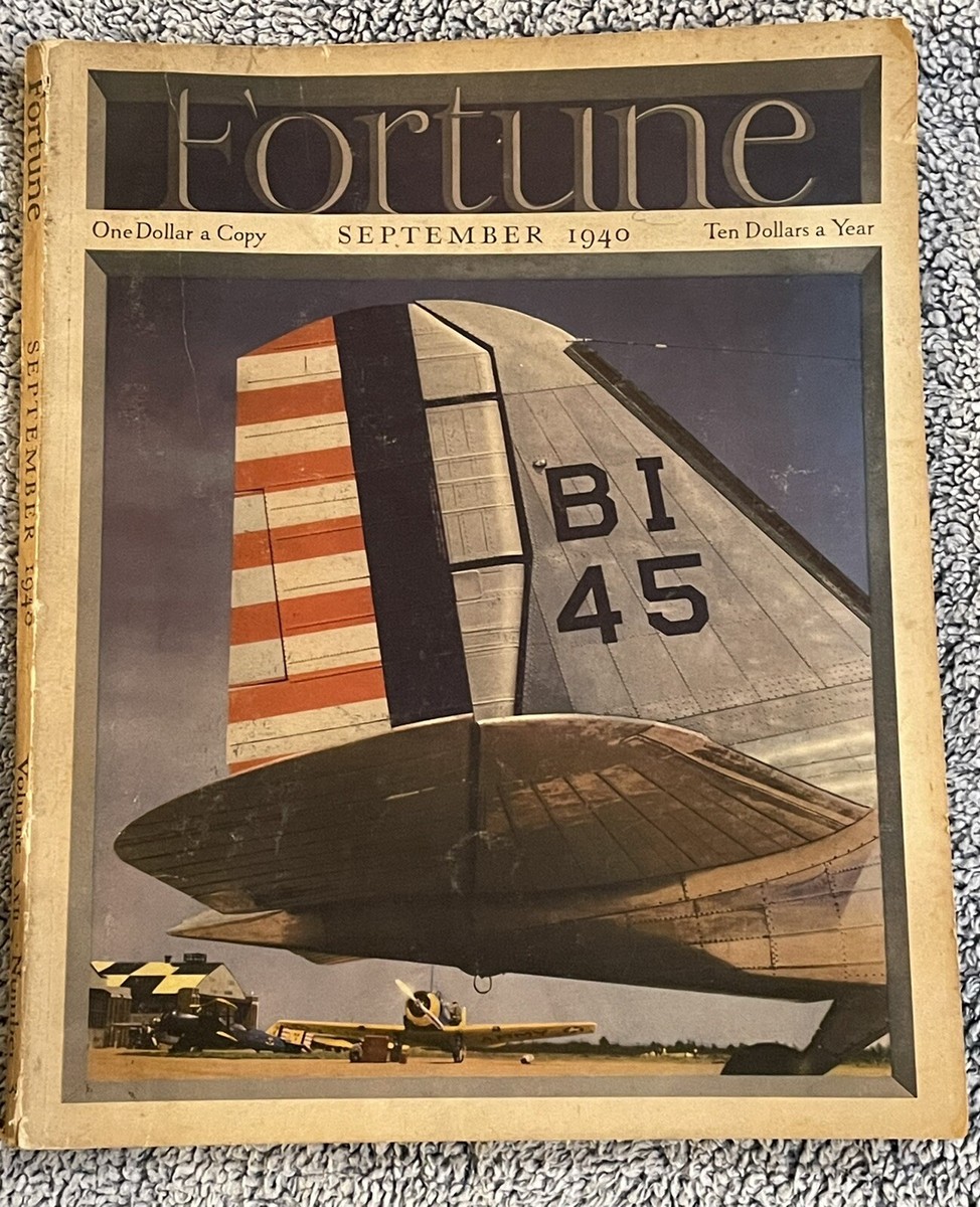 Fortune Magazine September 1940 Volume XXII Number 3 Vintage | eBay