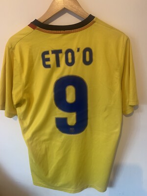 Authentic 08/09 Away Barcelona Etoo Football Shirt Size M | eBay UK