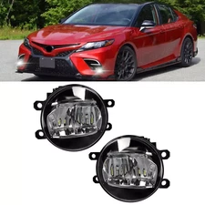 For 2018-2024 Toyota Camry LED Fog Lights Front Bumper Lamps LH RH LEFT+RIGHT